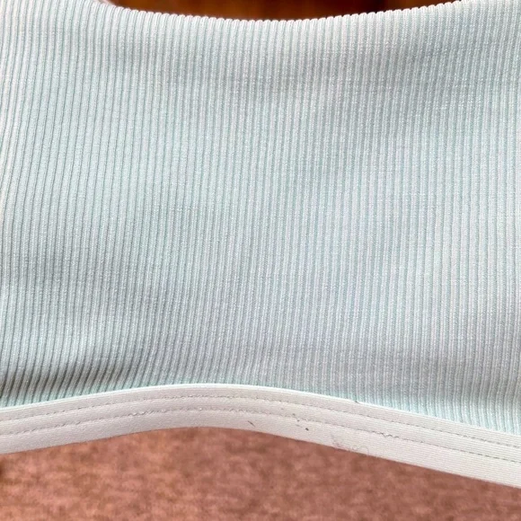 L*SPACE Gemma Ribbed Bikini in Light Turquoise - Small - Picture 8 of 16